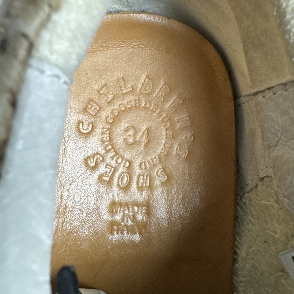 Golden Goose Super Star Classic Suede Toe Leopard Horsy Heel Size 34 Authentic - Picture 2 of 11